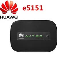 Разблокированный huawei e5151 21,6 Мбит/с 3g wifi точка доступа мобильный wifi маршрутизатор с оригинальной розничной коробкой