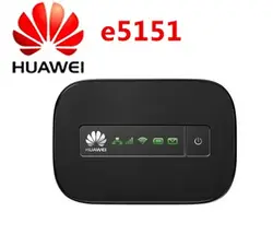 Оригинальный разблокирована Huawei e5151 21,6 Мбит/с 3g Wi-Fi Точка Мобильный Wi-Fi маршрутизатор с оригинальными розничными упаковками