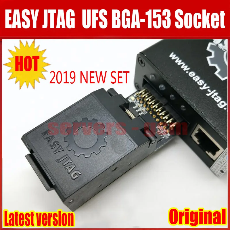 Новейший Простой Jtag плюс UFS BGA-153 адаптер с легкий Jtag плюс коробка