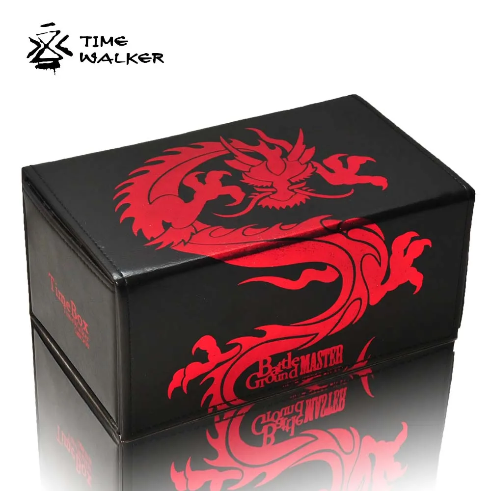 Красный дракон карты Box настольная игра коробки для контейнер TCG магических карт
