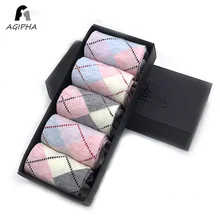 5 пар/лот, хлопковые короткие носки для женщин, летние тонкие короткие носки, милые носки в горошек, в полоску, с узорами, с низким вырезом, женские повседневные носки