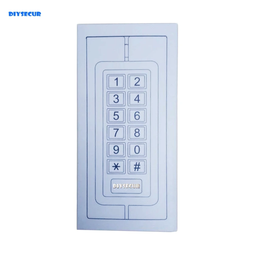 DIYSECUR сенсорная кнопка 125 кГц RFID металлическая клавиатура система контроля