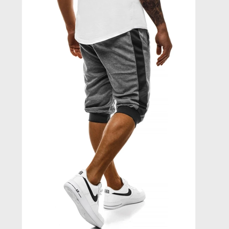 ROUYHUAL летние новые мужские шорты с принтом, повседневные модные спортивные штаны до колена, мужские шорты для фитнеса s-xxxl