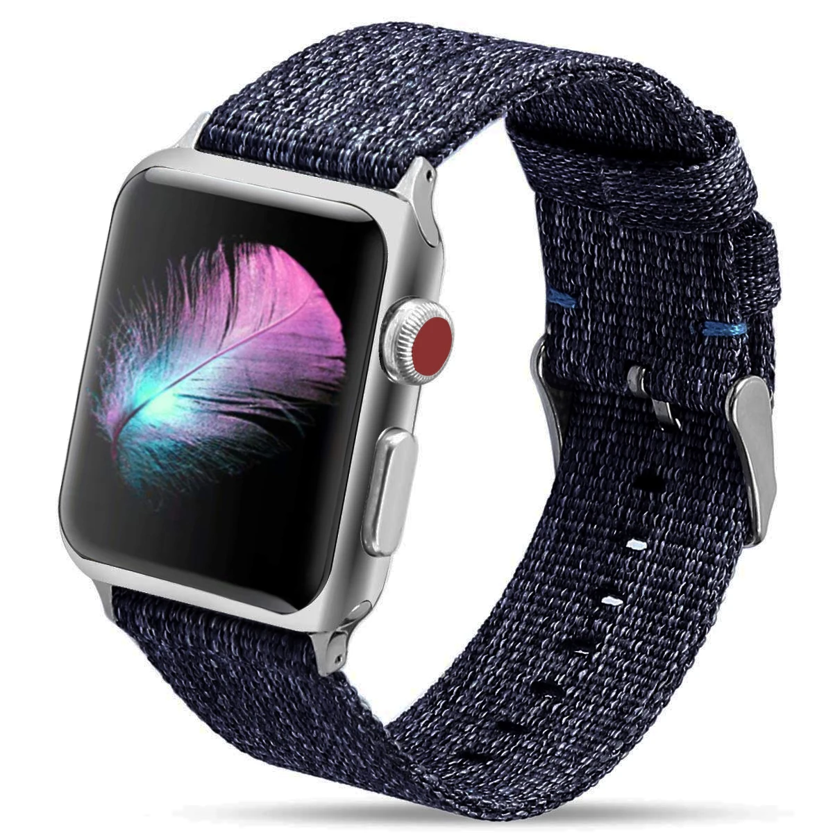 Нейлоновый ремешок для часов Apple Watch 5 4 3 42 мм 38 44 40 браслет спортивные петли