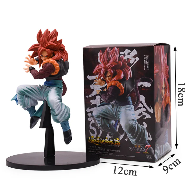 

21cm Dragon Ball Super Saiyan Gogeta Son Goku PVC Action Figure Toy Dragon Ball Z Figure Colosseum Collectible Model Brinquedos