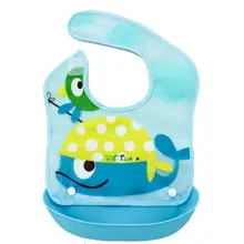 Детские Нагрудники высокое качество Водонепроницаемый фартуки двухслойные кормления детский слюнявчик Полотенца мультфильм животных нагрудники с рисунками зверей из мультфильмов для новорожденных Слюнявчик