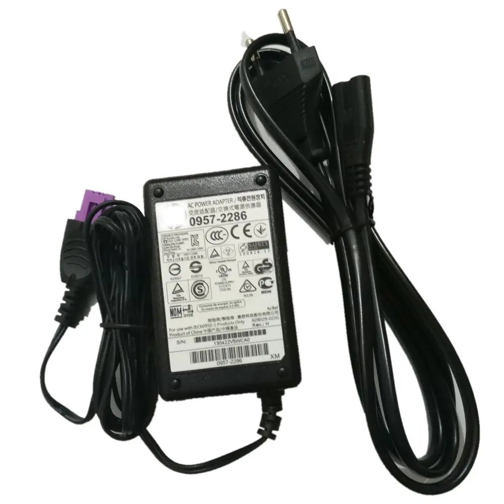 30V333mA AC DC Adaptador de Corriente para la impresora HP Deskjet 1000  1050 2000 2060 2050 0957 2290 0957 2286 Cable del Cargador de Alimentación  Con CA de LA UE|adapter for hp|for hphp adapter - AliExpress