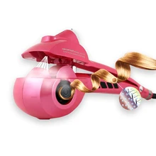 Queenme Hair Styling Titanium Automatic Steam Hair Curler LED Digital Temperature Controller Ceramic Wave Water Care Magic Tools