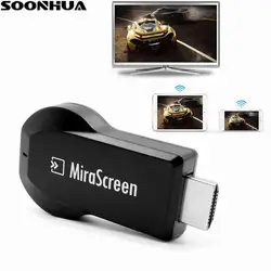 1080 P HD MiraScreen WiFi Дисплей ТВ-приемник ключ для DLNA беспроводной адаптер HDMI Поддержка Автомобильный дисплей для смартфона планшетного ПК