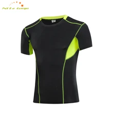 

Men's spring/summer gym fitness yoga short T-shirt Jogging cloth with breathable quick dry high elastic 6 colors