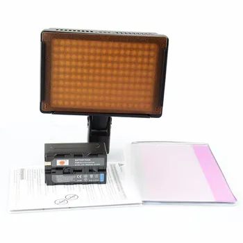 

DSTE VL003A 170-LED Video Light + NP-F750 for SONY DSLR Camera Camcorder DV Expandable LAMP 5600K/3200K
