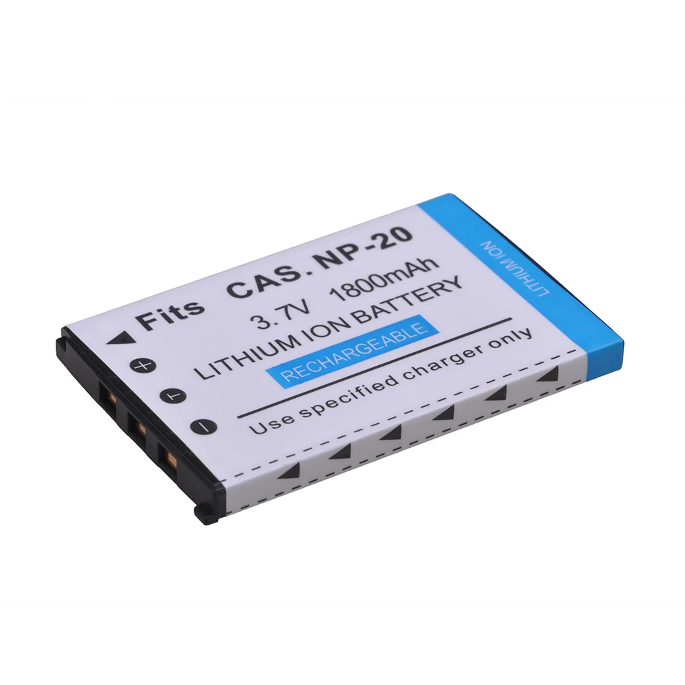 

1pcs NP-20 NP20 NP20 Battery for CASIO Exilim EX-M1 M2 S1 S1PM S2 S3 S4 Z3 Z4 S100 Z8 Z40 Z65 z70 Z75 S20 s770 Battery