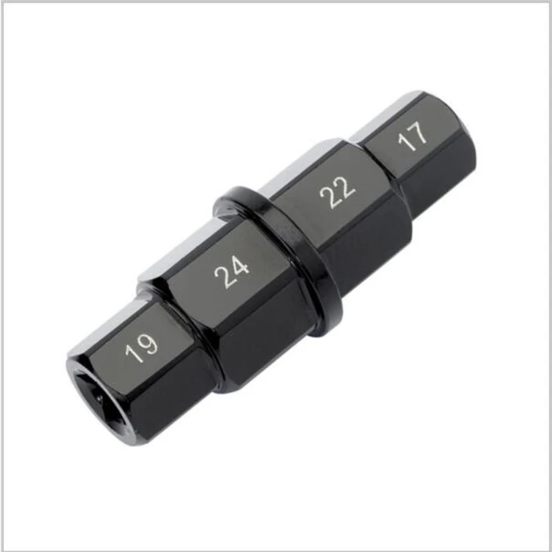 1 pc Motorcycle Front Rear Wheel Axle Hex 17 19 22 24mm Spindle Drive Toolin Wrench from Tools