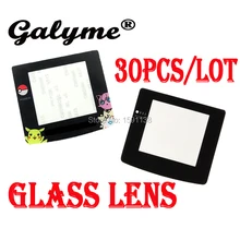 30 шт./лот Jiffpuff оригинальная ограниченная версия стеклянный объектив со стороны экрана черный цвет Замена для GBO Gameboy цвет панели мальчик цвет