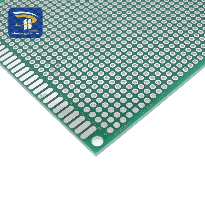 1 шт. 8x12 см Прототип PCB 2 слоя 8*12 см панель универсальной платы двойная сторона 2,54 мм