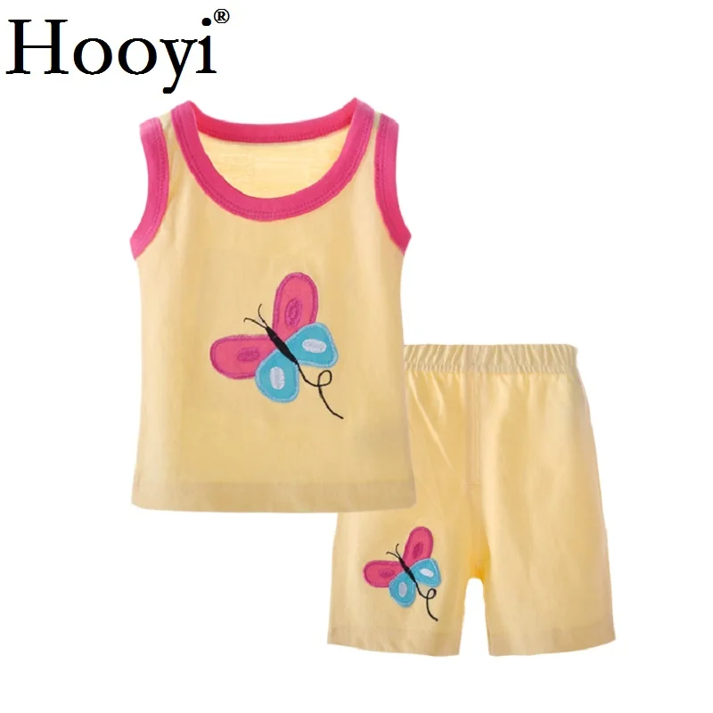 JanLEEsi Baby Vest and Shorts Infant Summer Clothing Set Tank Tops