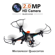 Aviax F2C Quadcopter 6-Axis 2.4GHz RC Helicopter Drone with 3D Flip Headless Mode/ 2MP HD Camera / LED Lights / 4G SD Card RTF