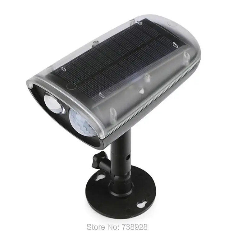 Sensor de Movimento Solares ao ar Livre à Prova Montagem na Parede Luzes da Noite Lâmpadas Solar Pir Luzes Dwaterproof Água Jardim Segurança Emergência Spotlight 3 w Led 10 High Quality sensor solar light