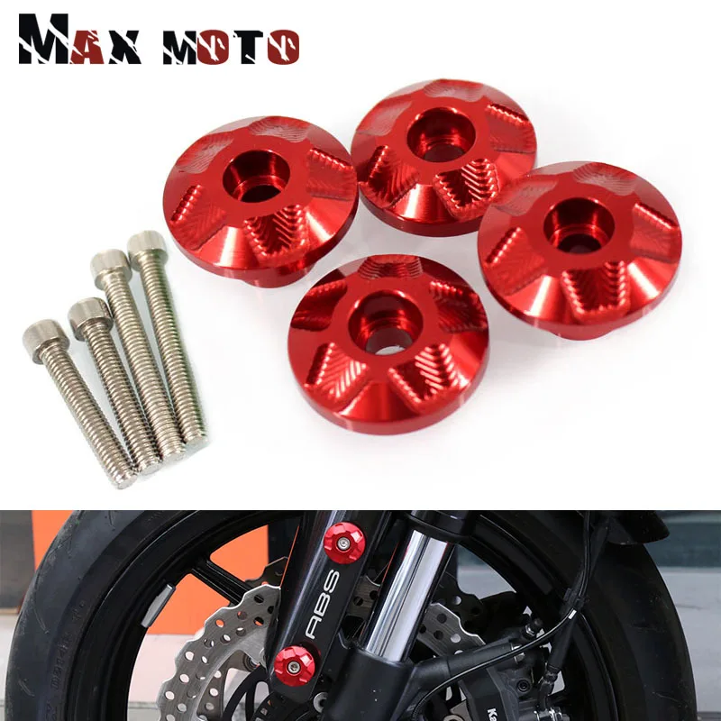 

For YAMAHA NVX 155 NVX155 FORCE 155 MT-07 FZ-07 MT-09 FZ-09 MT-09 Tracer Front Fender Frame Slider Screw Bolt Fork Protector 6mm