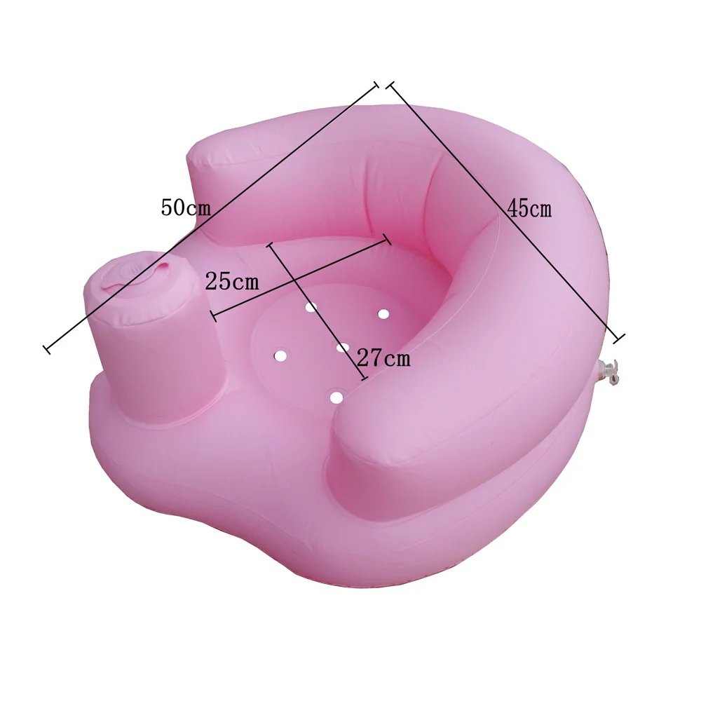 Детское надувное кресло узнать Ванна стул столовая стул диван для ванной детское сиденье место безопасной 2 Цвет экологически стул из ПФХ