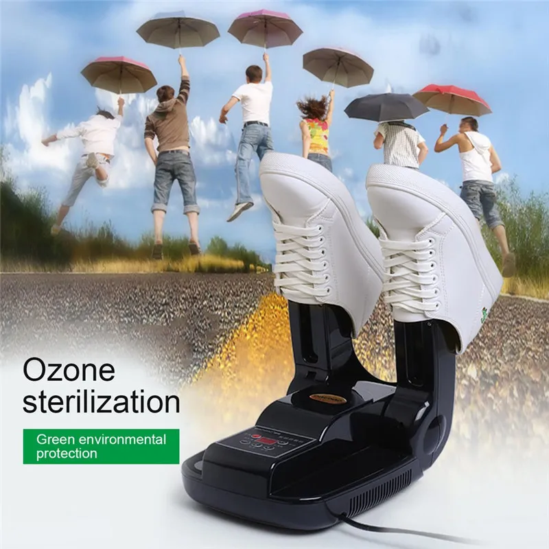 Дешево В 220 В выпекать обуви устройства сушильная машина стерилизации антиперспирант складной портативный Электрический сушилка для обуви обувь