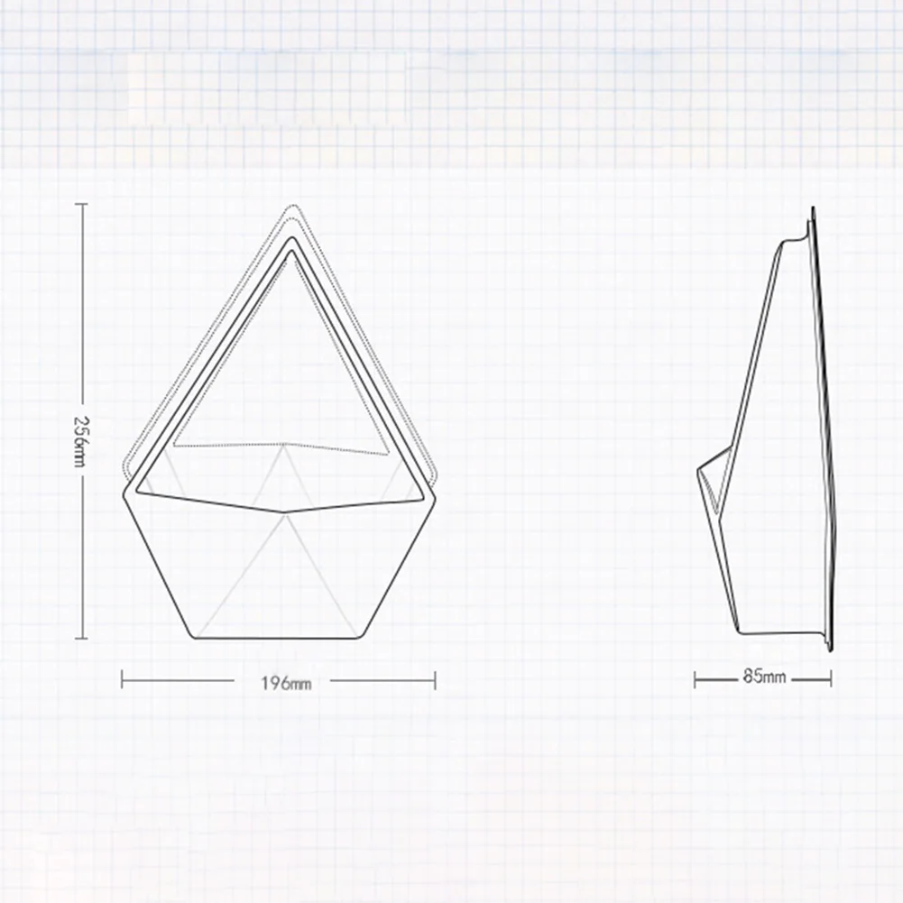 Для дома, гостиной, креативный настенный декоративный контейнер, орнаменты, Геометрическая личность, сочные цветочные горшки, Украшение стен в помещении