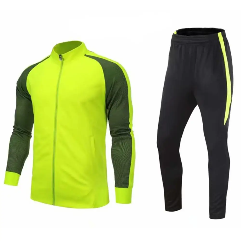 2019 men's football training suit jacket football suit training shirt sports pants jogging uniform custom jacket