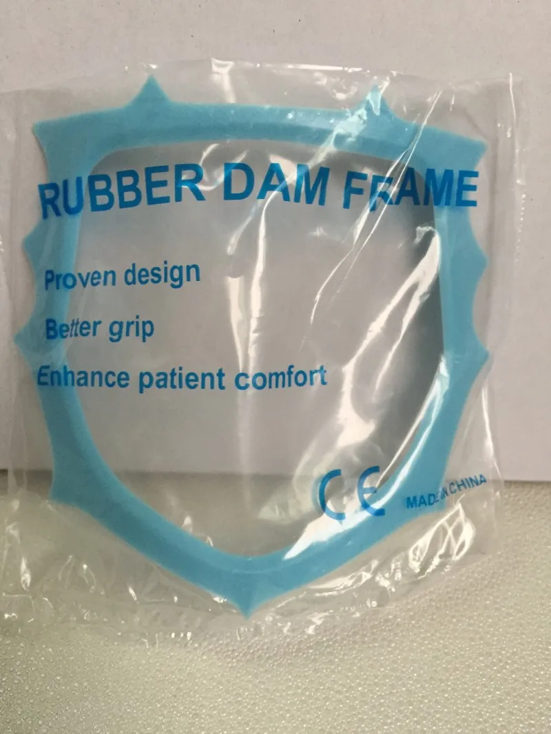 12 шт./компл. синий цвет стоматологический Пластик резиновый изолятор слюны рамка держатель инструмента для продажи