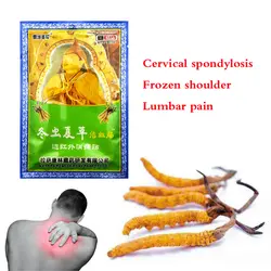 Китайский травяной Кордицепс китайский медицинский штукатурка лечение ревматической кости боли в мышцах боли в суставах. Бодрят