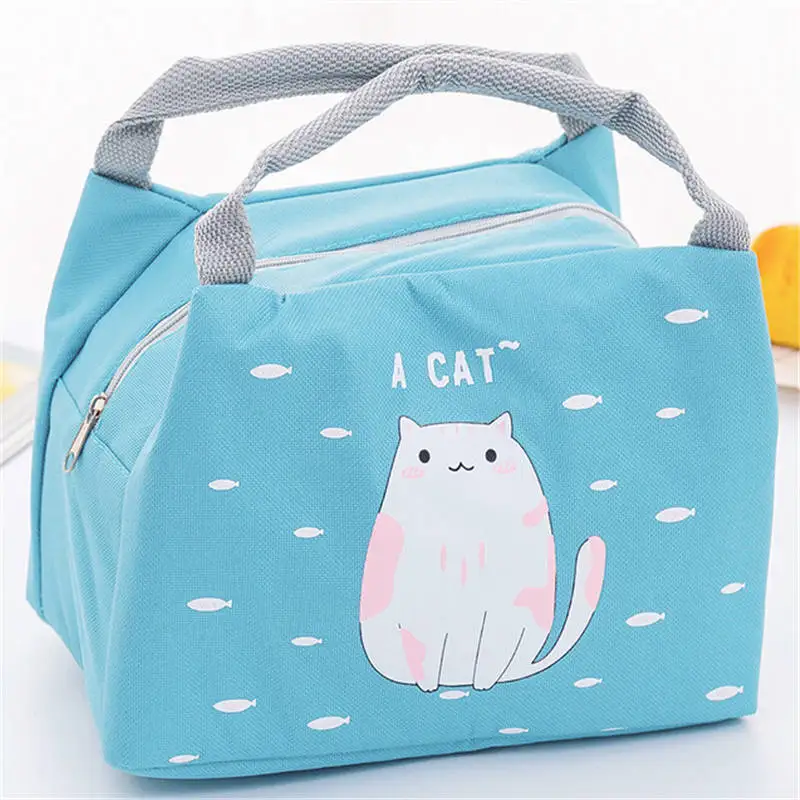 

Portable Cute Animal Print Thermal Insulated Cooler Waterproof Picnic Lunch Box Bag