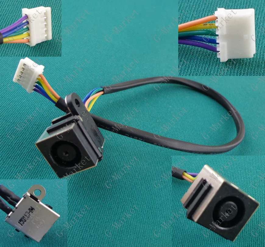 

1-20pcs/lot The new FOR Dell 14R N4010 N4110 N4120 M4110 Power Interface head N32MW DC Jack with Cable