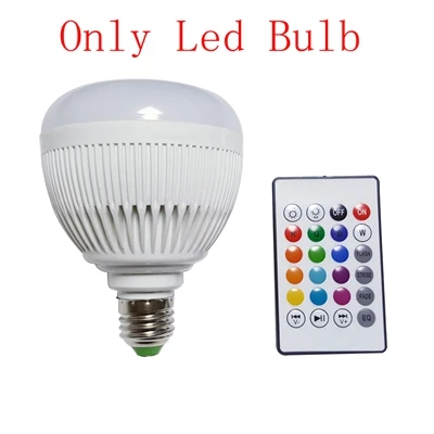 E27 RGB LED Musikbirne Bluetooth-Lautsprecher Wireless Fernbedienung Light Bulb