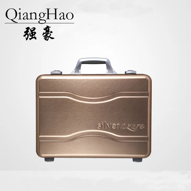 Полностью алюминиевый Магниевый сплав чемодан-тележка для мужчин чемодан Водонепроницаемый Чехол чемодан для инструментов