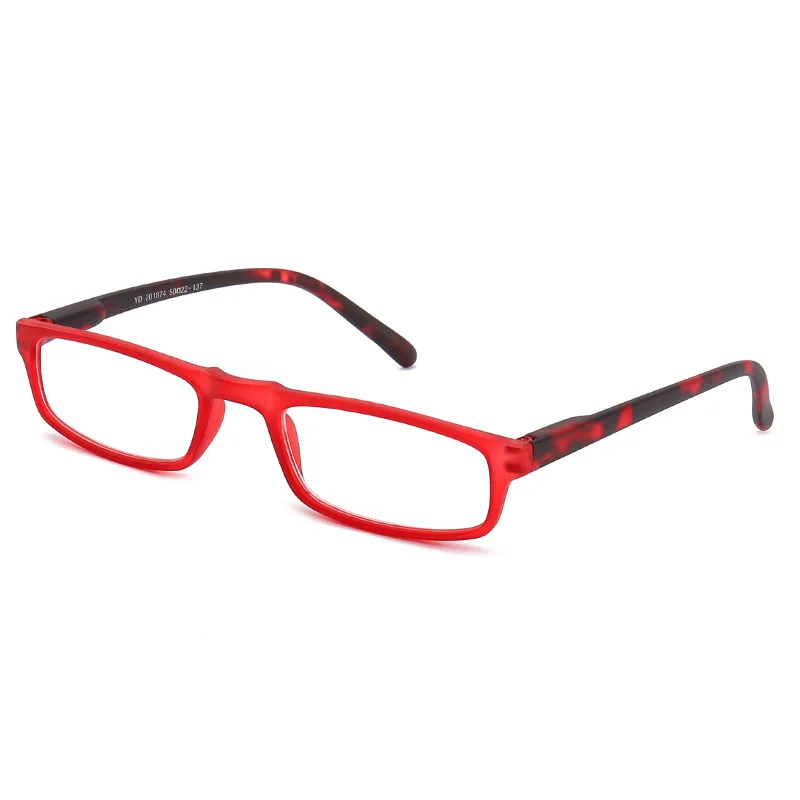 2018 Women Red Frame Reading Glasses Men Women Resin Lens Presbyopic