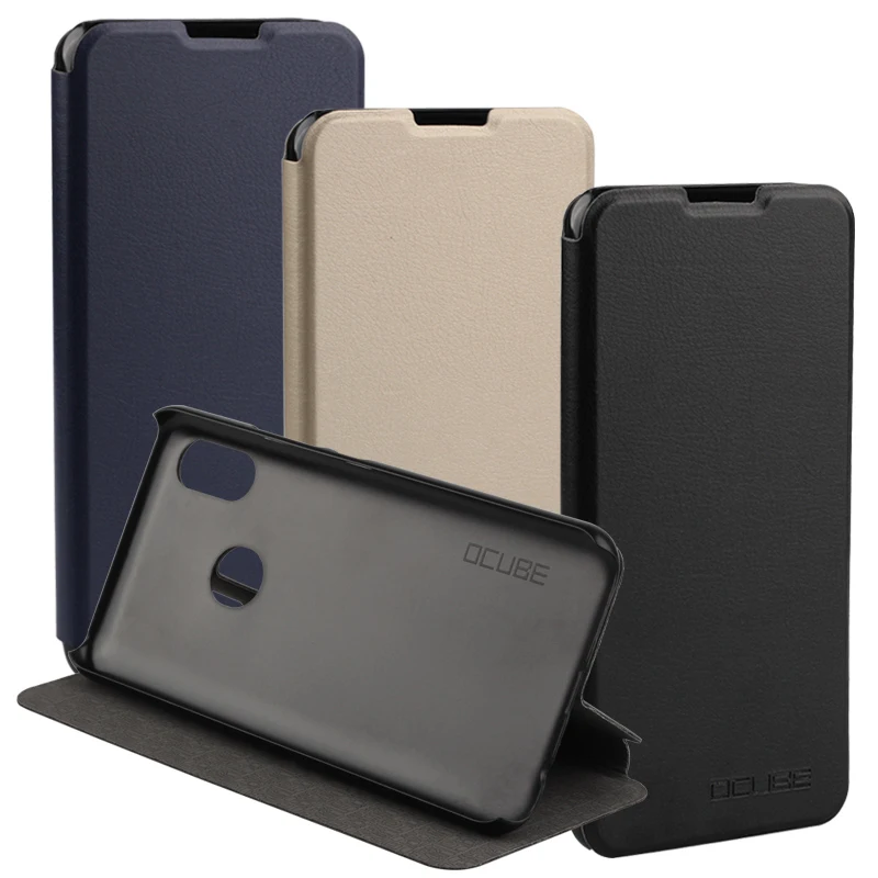 

UMIDIGI F1 Play Case Ocube Luxury Stand Style Leather Flip Case Cover with hard case for UMIDIGI F1 Phone