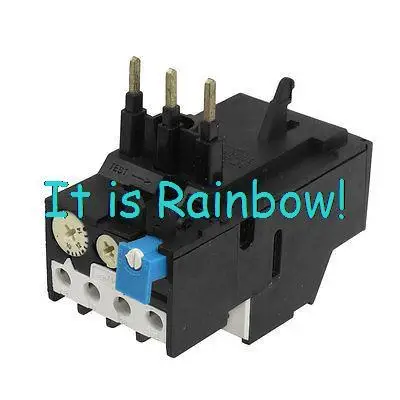 

Free Shipping 10-14Amp Adjustable 500V Three Poles 1NO 1NC Thermal Overload Relay