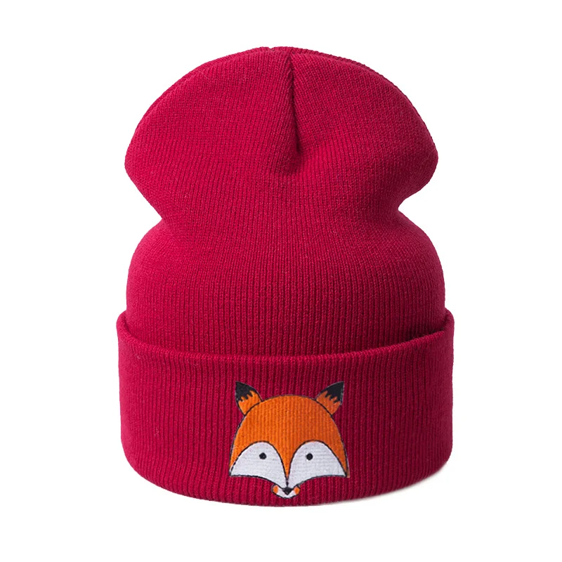 SuperB&G шапка женская зимняя шапка женская зимняя шапка для женщин и мужчин теплые шапки для мальчиков и девочек шапки мужские - Цвет: Bright red