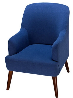 Single person sofa leisure chairs Solid wood Europe type cloth art sofa A beanbag chair