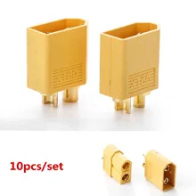 10 шт. XT60 XT-60 Мужской Женский Пуля Разъемы Вилки для RC Lipo батареи(5 пар