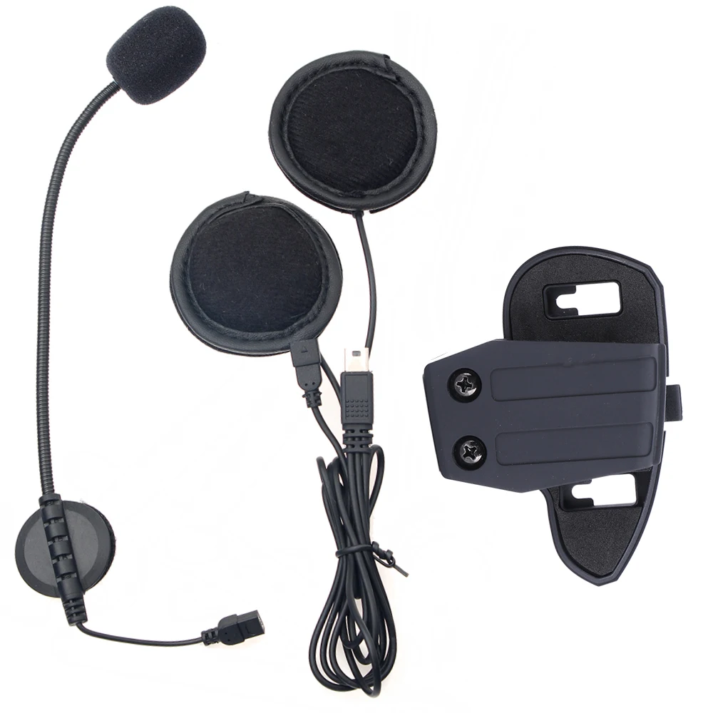 2016 Updated V8 Accessories Earphone Microphone & Clip Suit