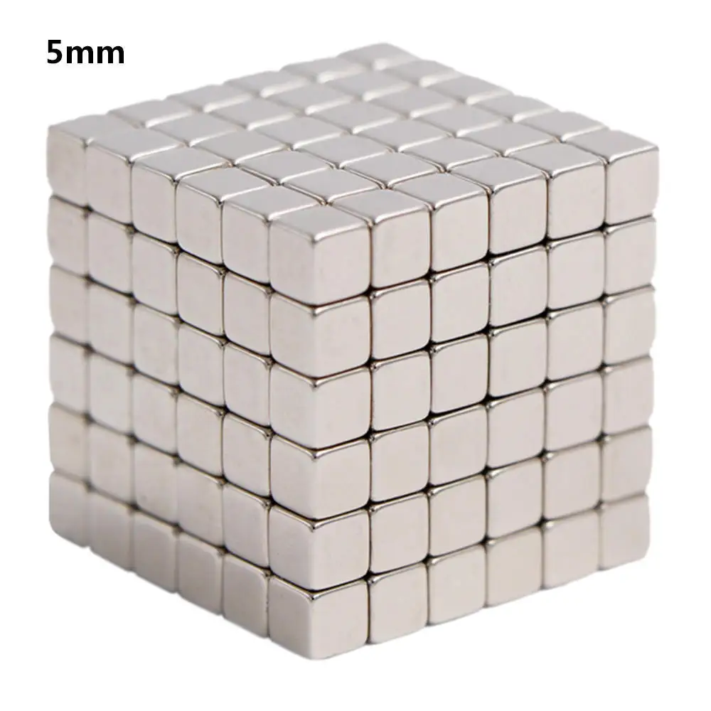 

5mm 216Pcs magnetic blocks toys Magnet Block Magic Strong construction toy Creative Neodymium Magnets magneticas