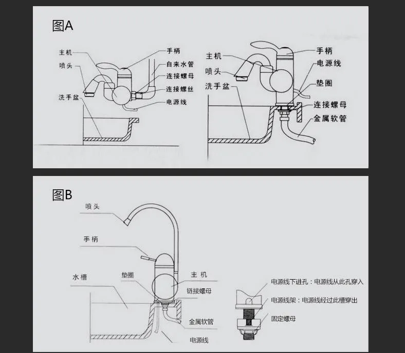 Новый tankless мгновенный Электрический горячей воды кран 3000 Вт Быстрый Электрическое отопление кран нагрев воды нагреватель