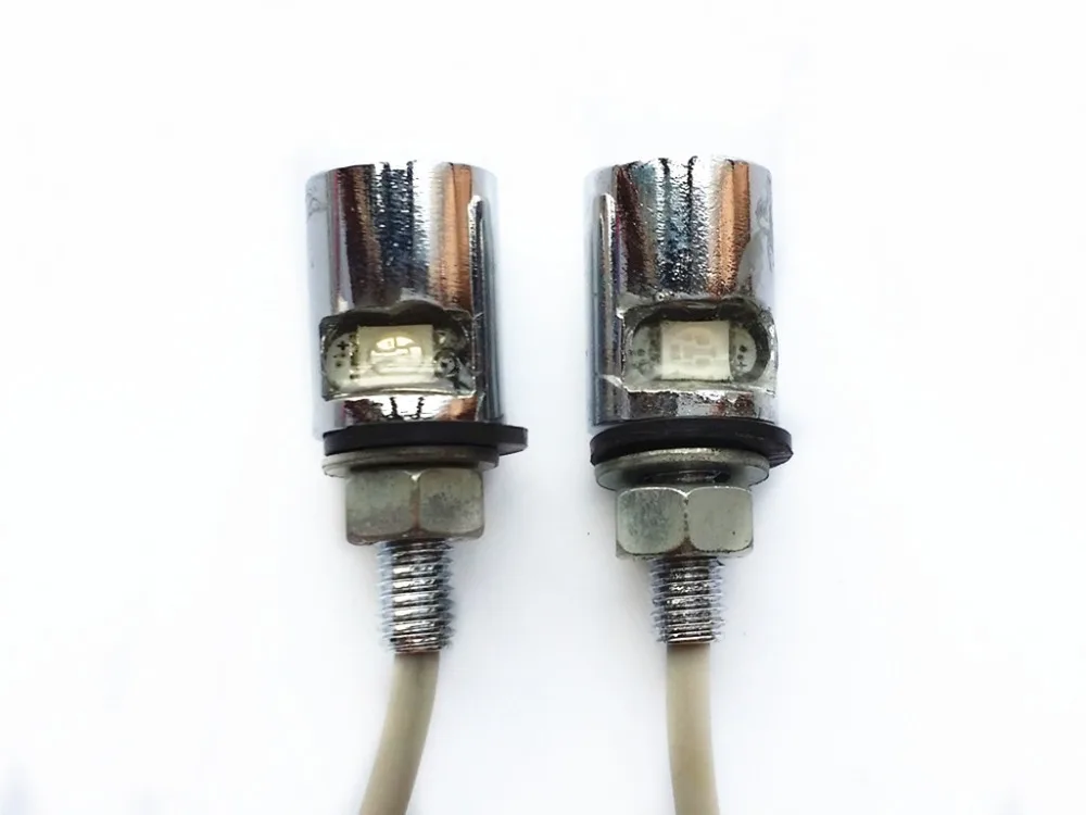 Белый светодиод SMD для подсветки номерного знака Suzuki Honda Kawasaki мотоцикла