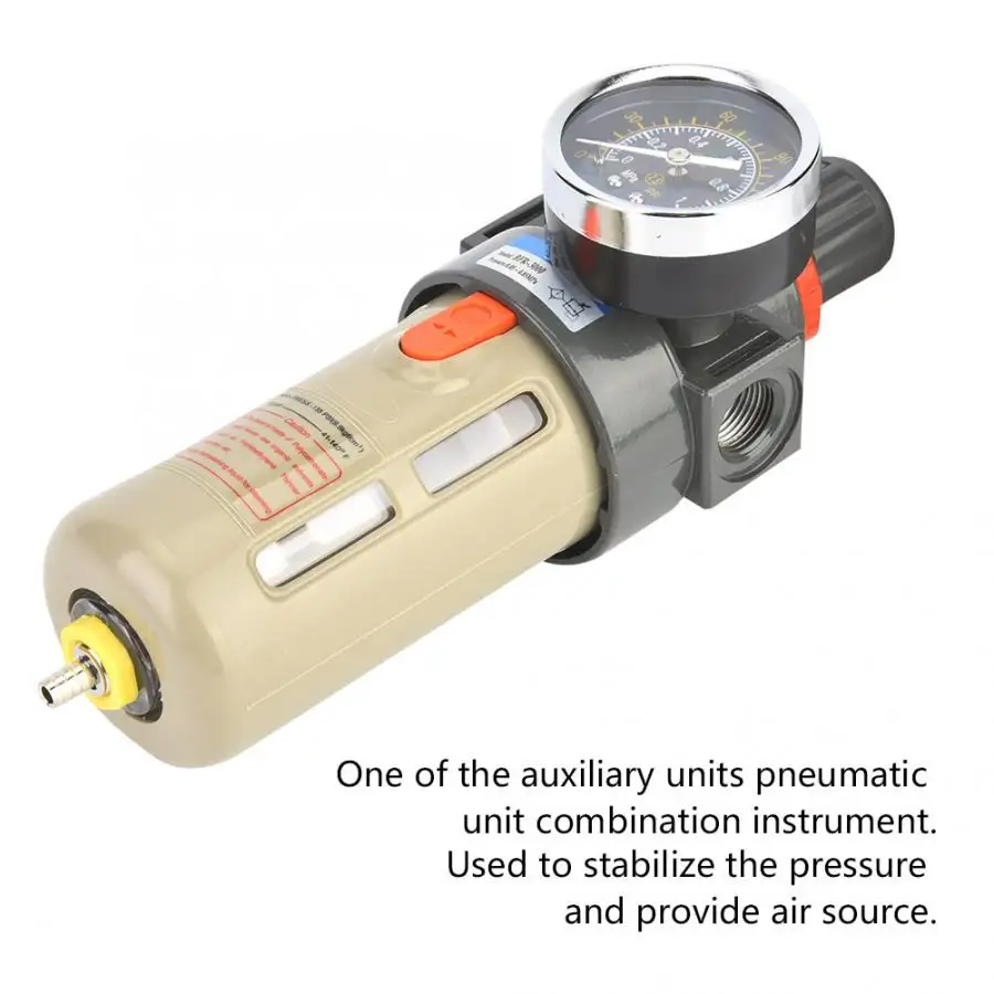

BFR2000/BFR3000 Air Source Compressor Adjustable Pressure Regulator Reduce Valve Overflow Type 0.05-0.85mpa Air Pressure Reducer