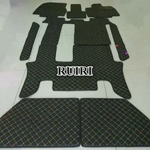 Индивидуальный полный набор автомобильных ковриков+ коврики для багажника для Honda STEP WGN 7 8 мест- водонепроницаемые прочные ковры для Stepwgn