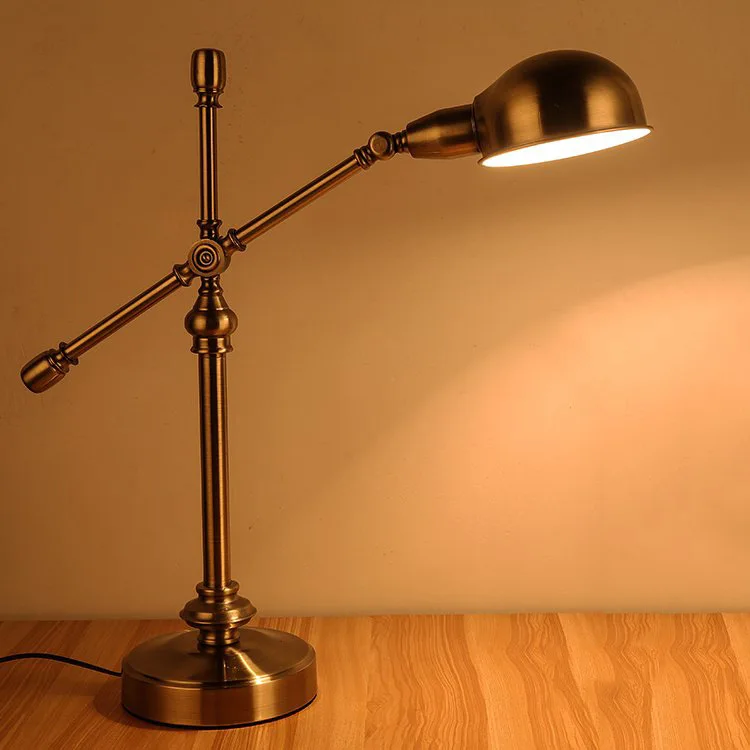 220V LED American retro style adjustable desk lamp bedroom bed study
country retro eye protection desk lamp table light antique