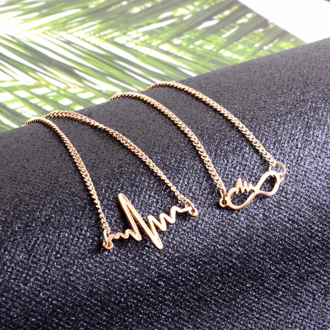 Charming Luxury Crystal Hollow Heart Bracelet Romantic Gold Color Hand Chain Elegant Women's Jewelry Bride Wedding Gifts 4pc/Set