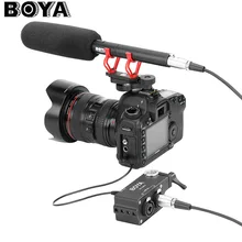 BOYA BY-MA2 двухканальный XLR аудио Миксер с 6,35 мм вход 3,5 мм разъем для Canon Nikon DSLR видеокамеры Беспроводная микрофонная система