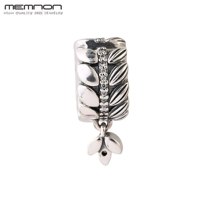 

Memnon New silver GRAINS OF ENERGY Charms 925 Sterling Silver clip beads fit charm bracelets DIY Fashion jewelry accessories