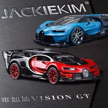 1:32 Масштаб Bugatti VISION GT Металлический Игрушечный сплав автомобиль Diecasts& игрушечный Транспорт модель автомобиля Миниатюрная модель автомобиля игрушки для детей Подарки